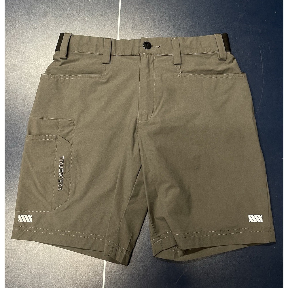 Truewerk Cloud Shorts Mens S Gray Lightweight Stretch Workwear Utility Hiking